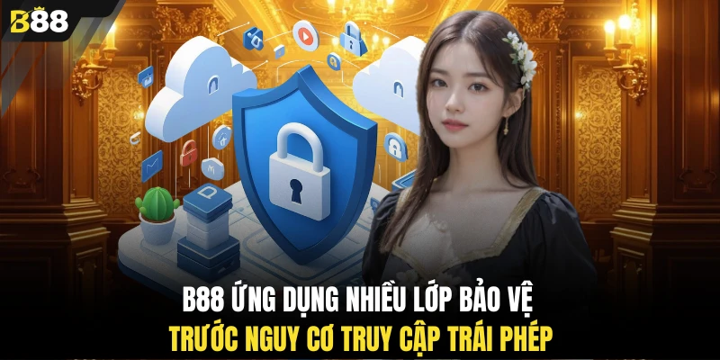 B88 ứng dụng nhiều lớp bảo vệ trước nguy cơ truy cập trái phép