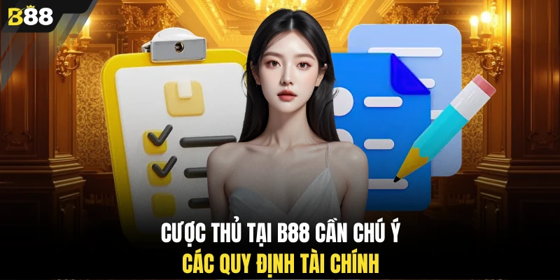 Cược thủ tại B88 cần chú ý các quy định tài chính